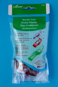 Clover Wonder Clips Variety Pack 26 Pieces