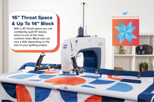 Load image into Gallery viewer, Q'nique 16X Longarm Quilting Machine