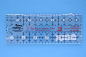 Creative Grids Cutting Ruler, 2 1/2" x 6 1/2" (with self grips)