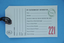 Load image into Gallery viewer, Luggage & ID Tag For 221-1 USA Made Black Singer Featherweight
