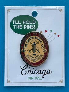 Needle Minder, Pin Pal - Chicago Featherweight Badge - 1934 World’s Fair Debut