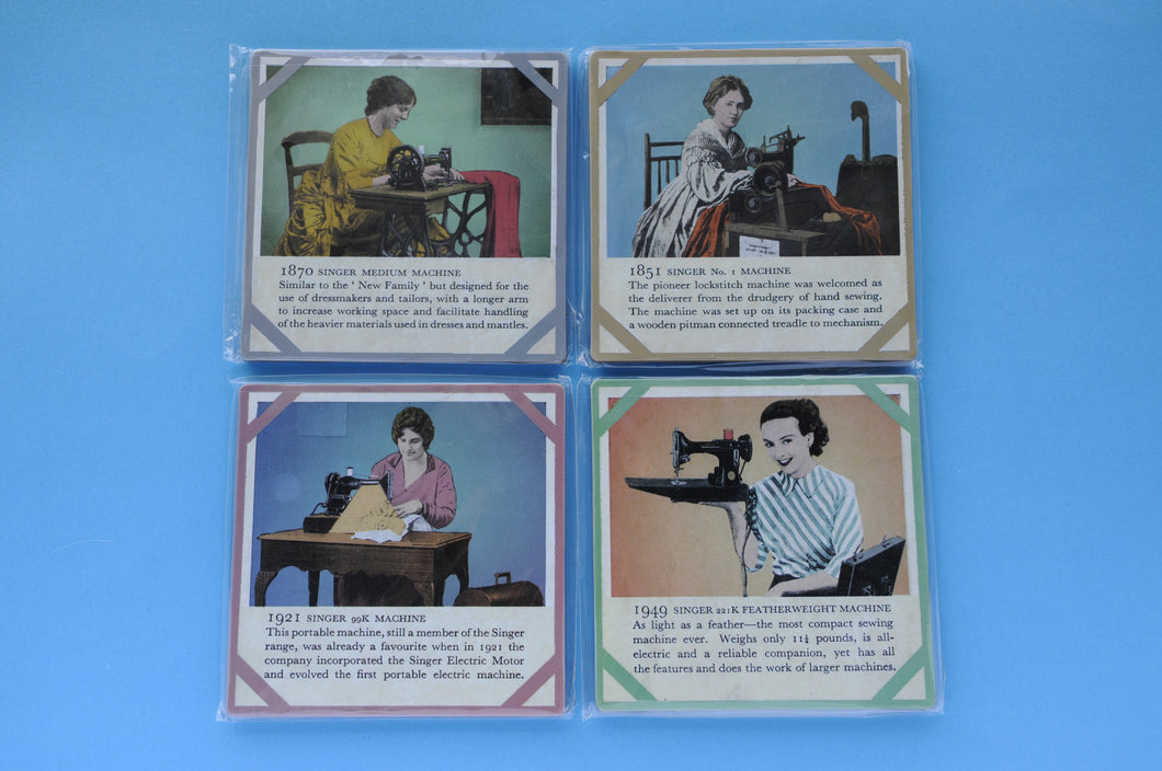 Coasters, Sewing Machine Timeline