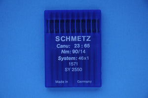 Schmetz 46x1 Size 90/14 10 Pack Universal Point Needles