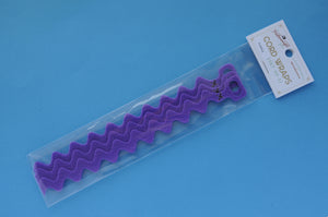 Cord Wrap, Ric Rac - Set Of 3 (Purple)