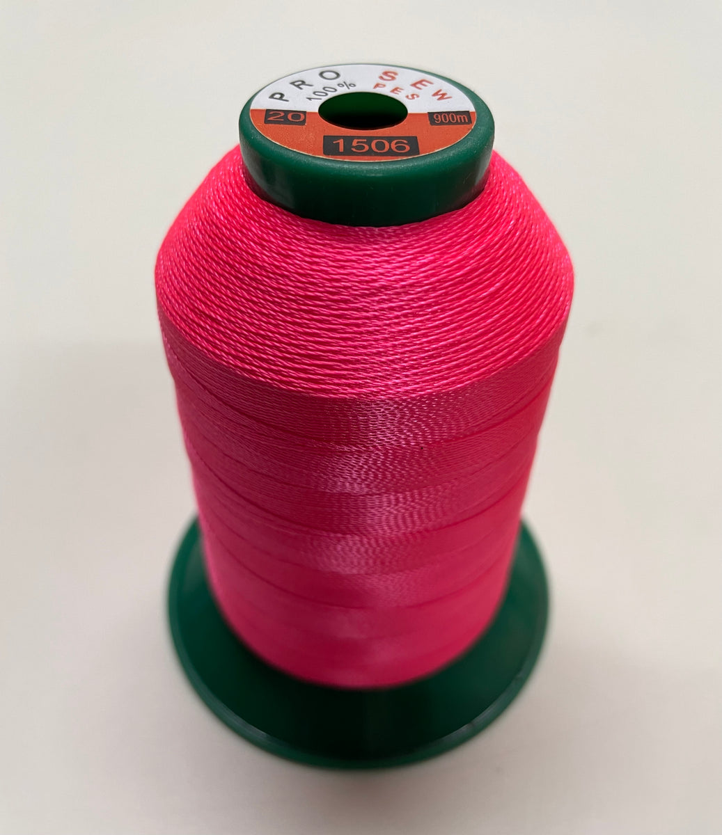 1506 - Flourecent Pink M20 Polyester Thread – S and P Sewing Supplies