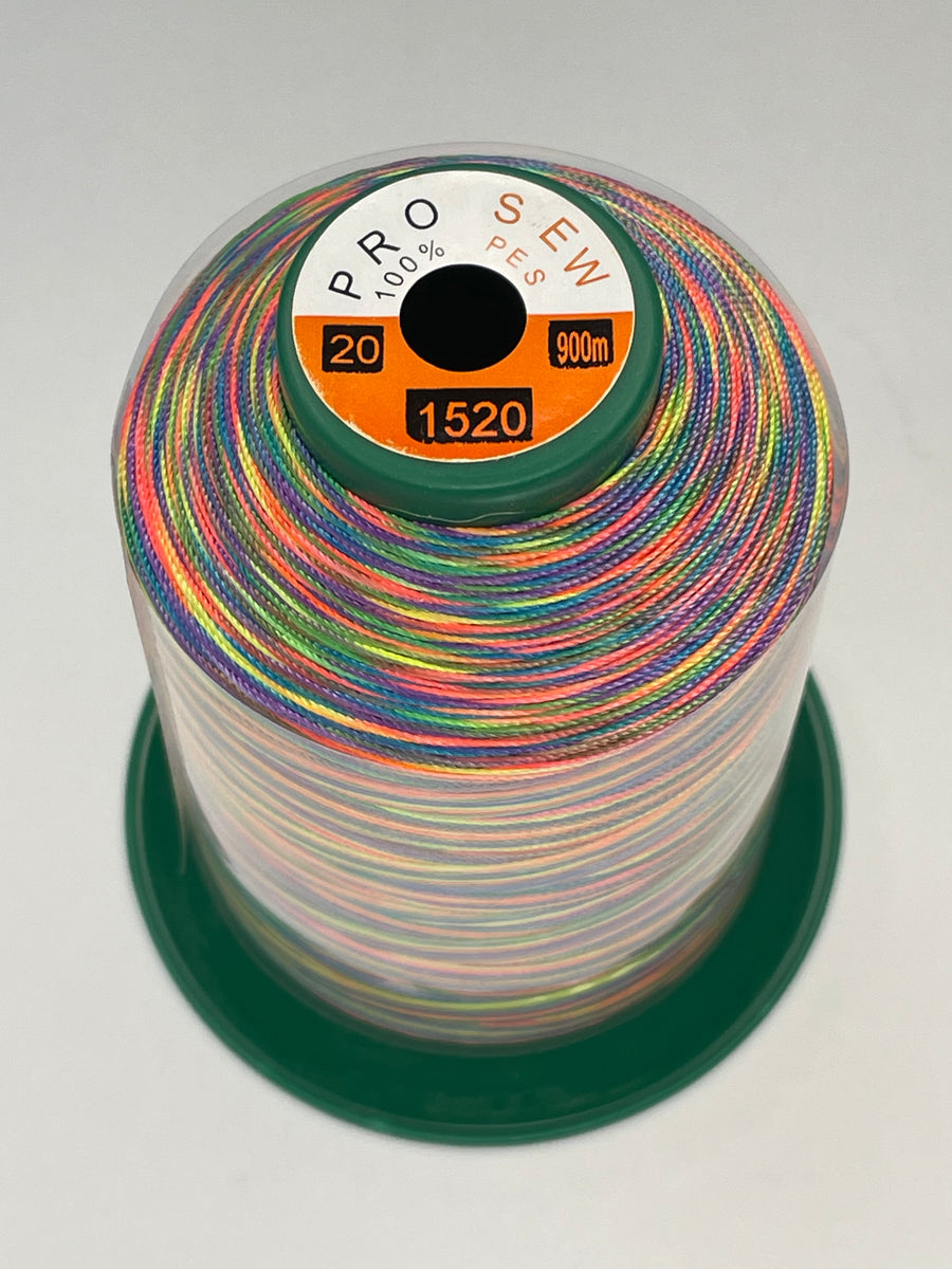 1520 - Multicolour M20 Bonded Polyester Thread – S and P Sewing Supplies