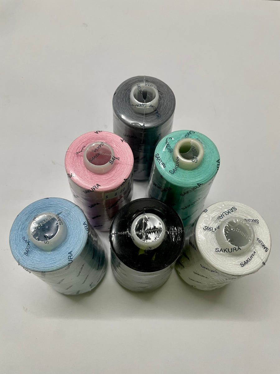 6866 - White Overlock/Sewing Thread – S and P Sewing Supplies