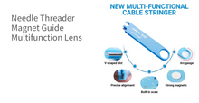 Load image into Gallery viewer, JACK Needle Threader, Seam Guide and Magnifier 3 In One Tool
