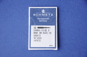 Schmetz 206x13 Size 80/12 10 Pack Universal Point Needles