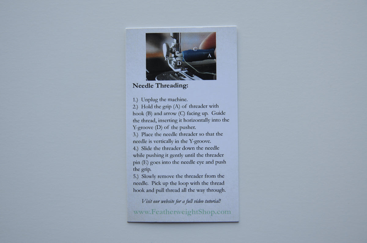 Needle Threader, SUPER EASY Machine Needle Inserter and Threader S