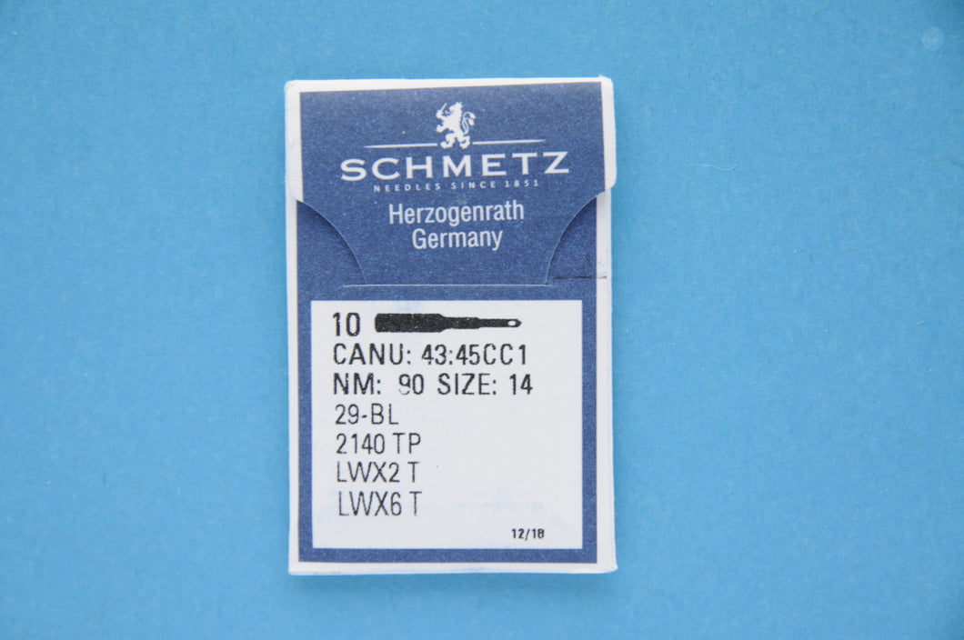 Schmetz LWx2 T, LWx6 T 29-BL Size 75/11