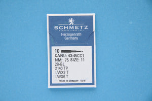 Schmetz LWx2 T, LWx6 T 29-BL Size 90/14