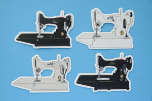 Sticker, Singer Featherweight (set of four)16